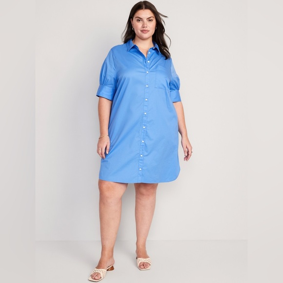 Old Navy Dresses & Skirts - Old Navy Sky Blue Shirt Dress